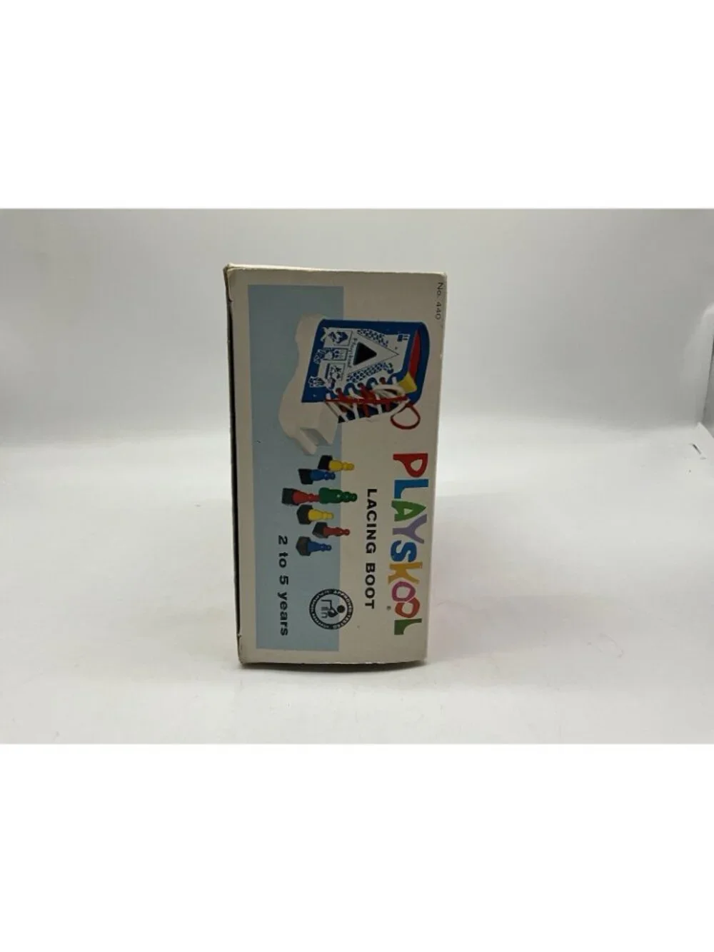 PLAYSKOOL Vintage Red Box Lacing Boot Learning While Playing in Original Box